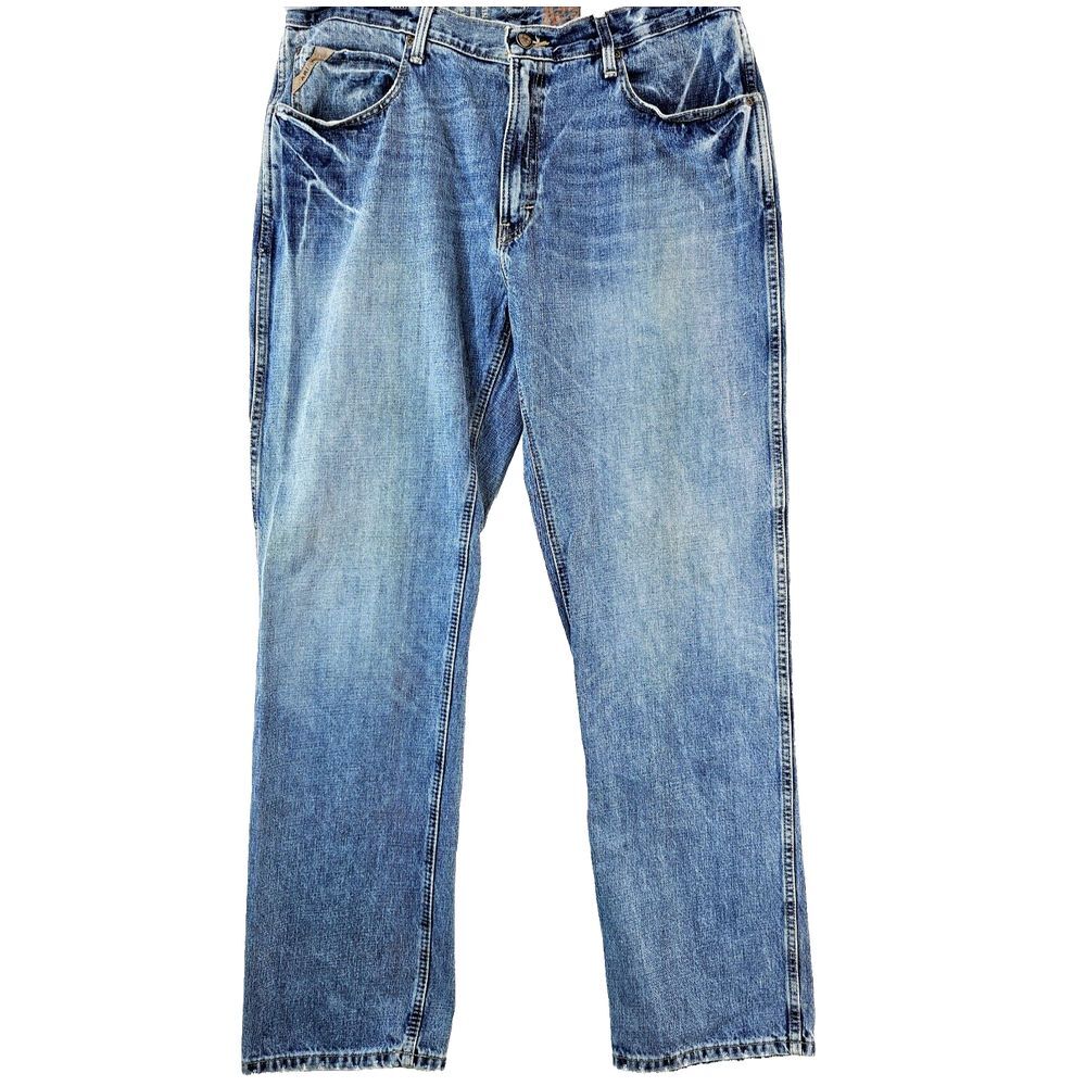 Ariat Men's Slim Straight Jeans in Faded Blue Denim
